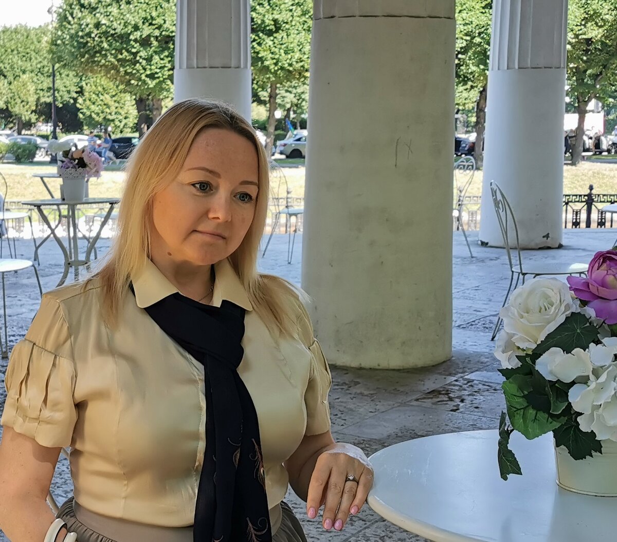 Жанна Швыдкая. Михайловский сад. Санкт-Петербург. Павильон Росси.