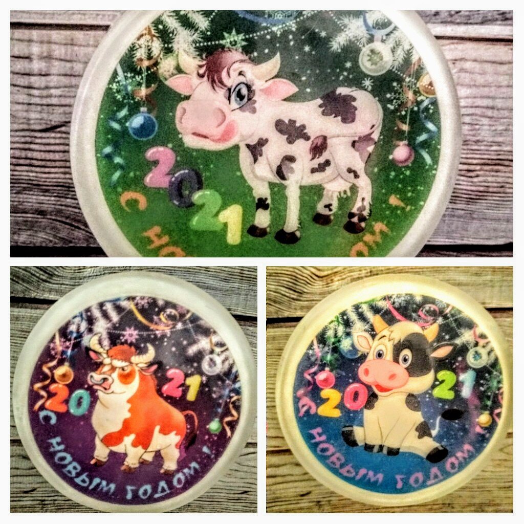 Мыло ручной работы "Новый год-2021"