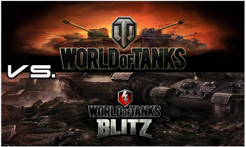 отличие world of tanks от blitz