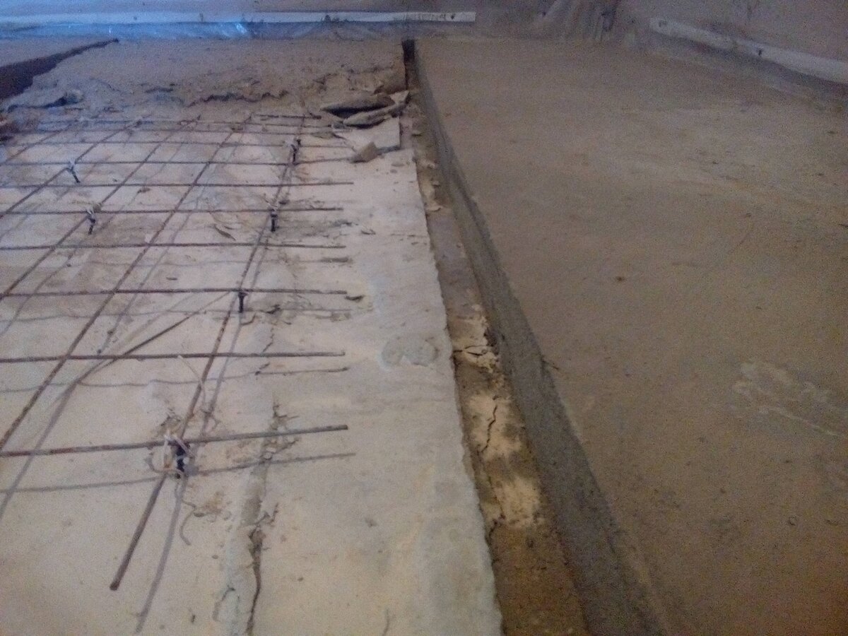Бетонный пол