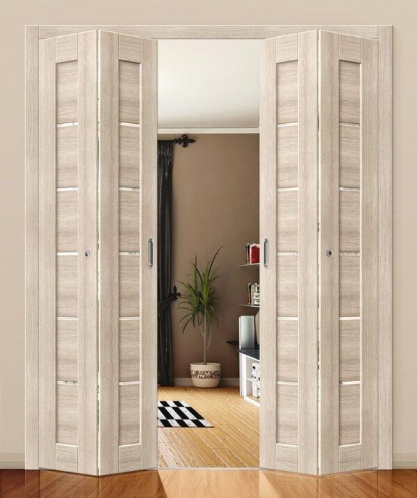   Ассортимент дверных конструкций постоянно пополняется. В последнее время большую популярность приобрели двери-гармошка, ввиду своей оригинальности и необычного дизайна.