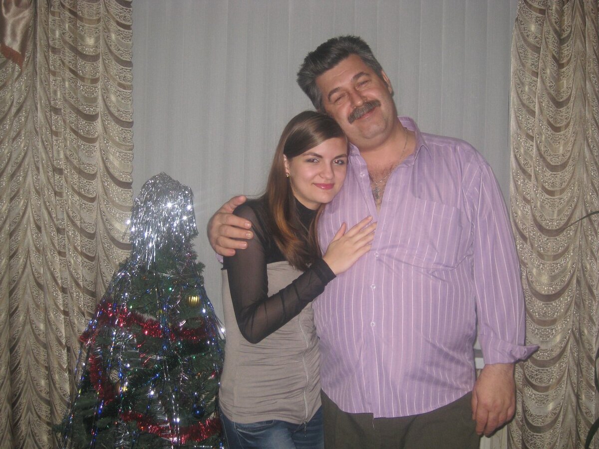 Я и мой отец. 31 декабря 2009 г.