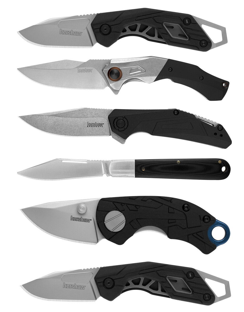 6 складных ножей Kershaw 