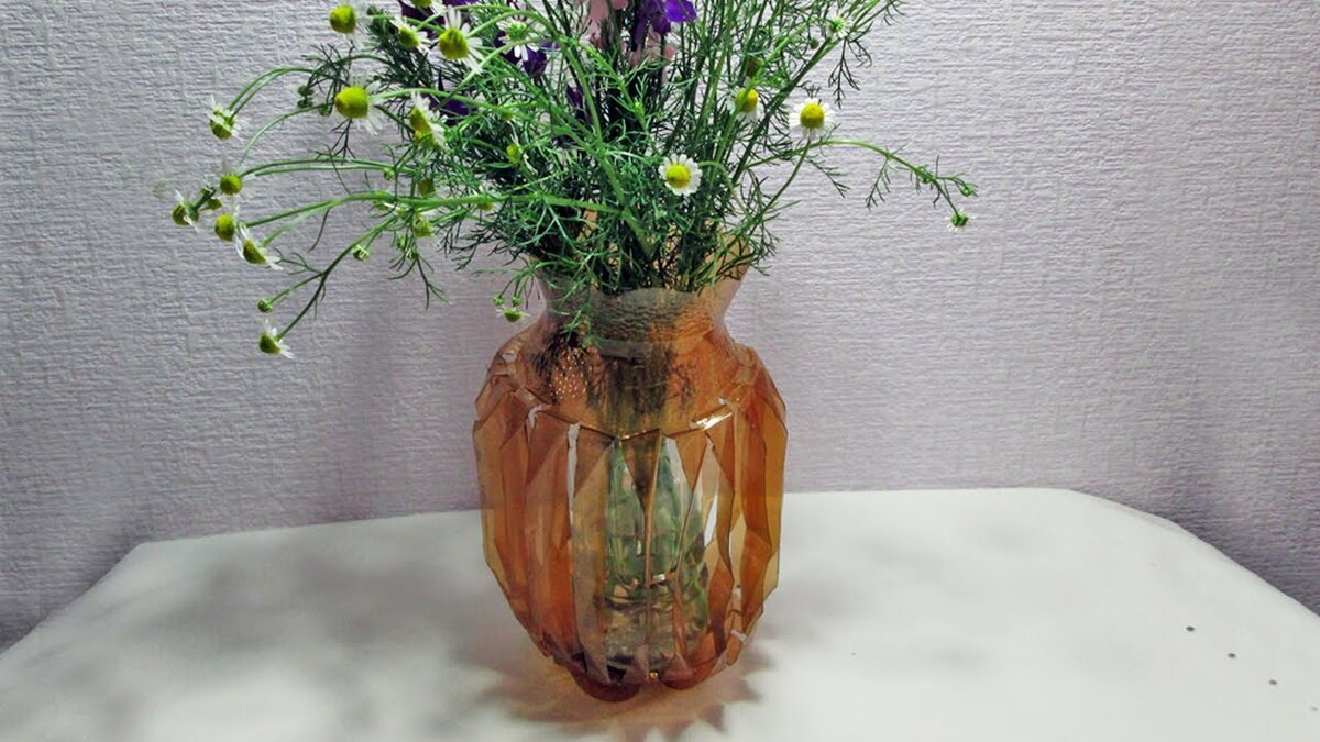 Как сделать декор стеклянной вазы своими руками?