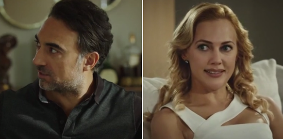 Кадры из "Королевы ночи": Хакан вежливо узнаёт, когда Селин вернётся во Францию