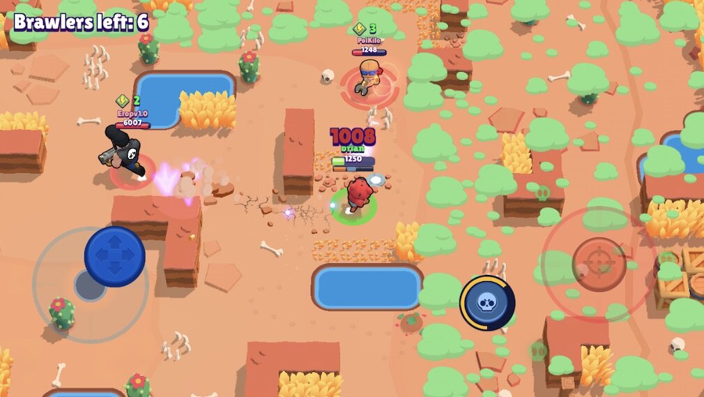 Скриншот геймплея Brawl Stars