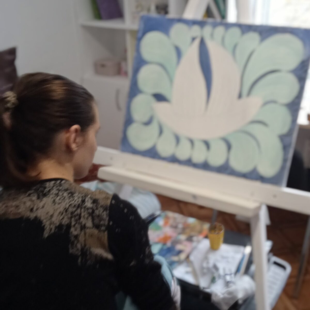 Artist Alisa Herman. Creative process. @alisa_herman_art