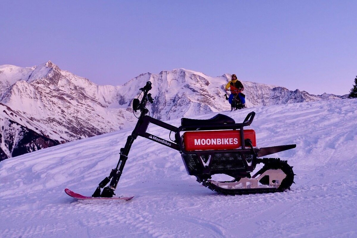 Снежный велосипед Snowbike