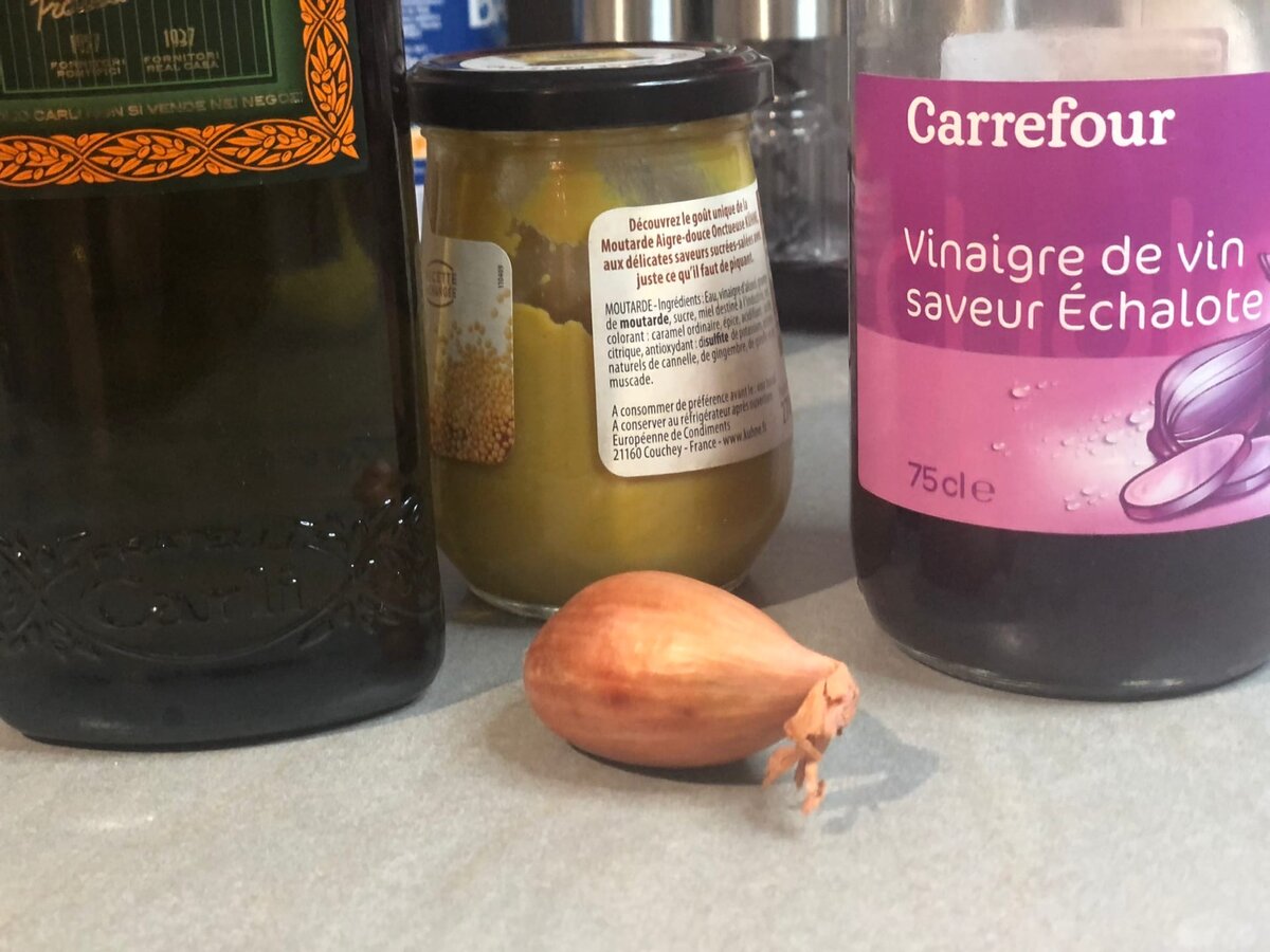 Ингредиенты для салатной заправки