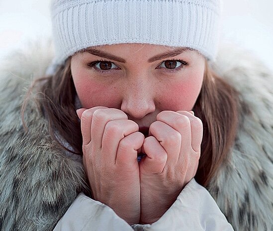 Резкие перепады температуры опасны для здоровья кожи.