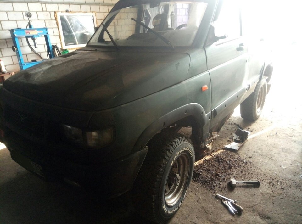 Переварка порогов УАЗ Симбирь