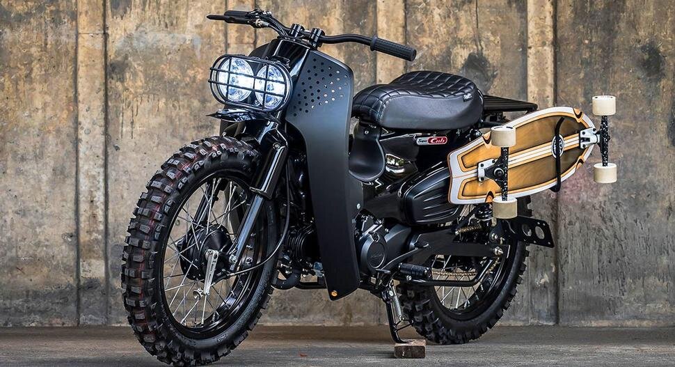 HONDA SUPER CUB В РАЛЛИЙНОМ ДУХЕ