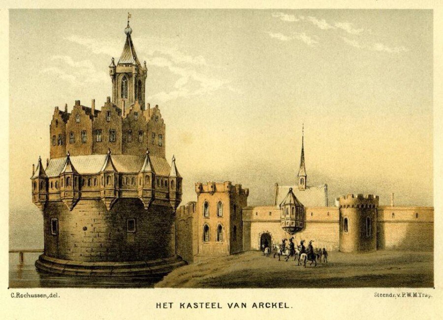 замок баронов ван Аркел в Горинхеме