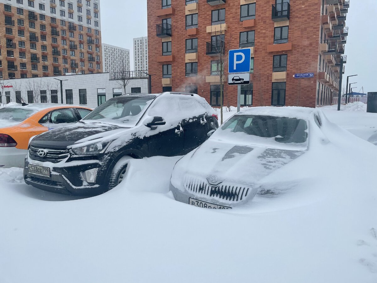 Как выглядит Москва после небывалого снегопада (фото) | Чистый лист бумаги  | Дзен