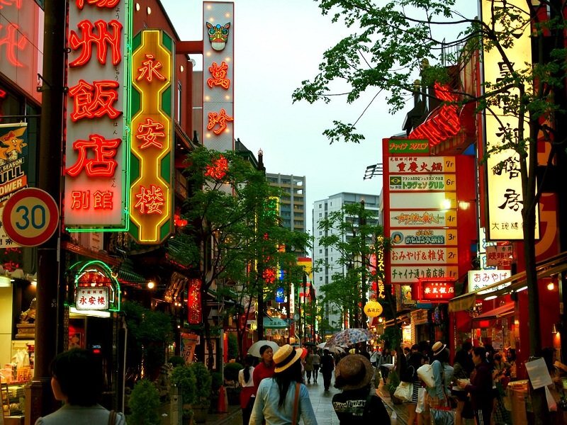 Типичный чайна-таун в одном из мегаполисов.