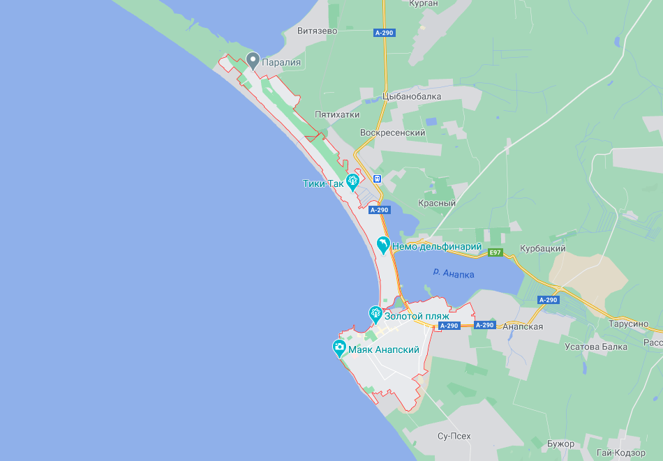 Анапа карта побережья. Анапа побережье карта с городами. Анапа на карте черноморского. Анапа карта побережья. Малый утриш анапа на карте.