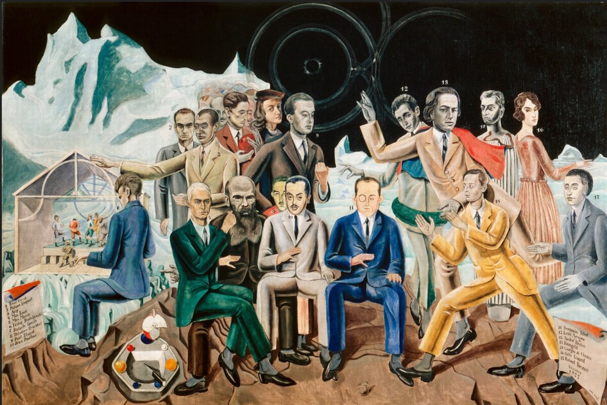 Маркс Эрнст "Встреча с друзьями", 1922