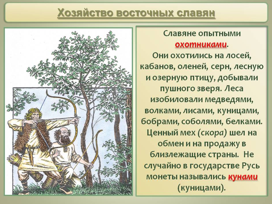 Какое традиционное занятие восточных славян зашифровано в картинках лес пчелы мед