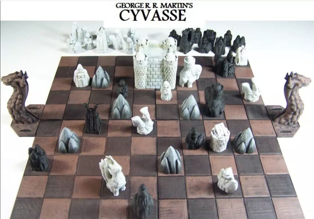 Доска и фигуры для кайвассы (макет www.3dmixers.com).