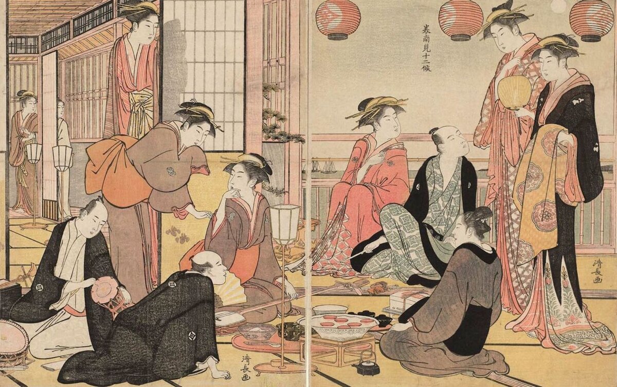 Тории Киёнага, 1784 год / Музей изящных искусств, Бостон / ukiyo-e.org