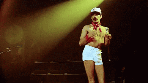 Фредди Меркьюри на концерте Rock Montreal, 1981-й год