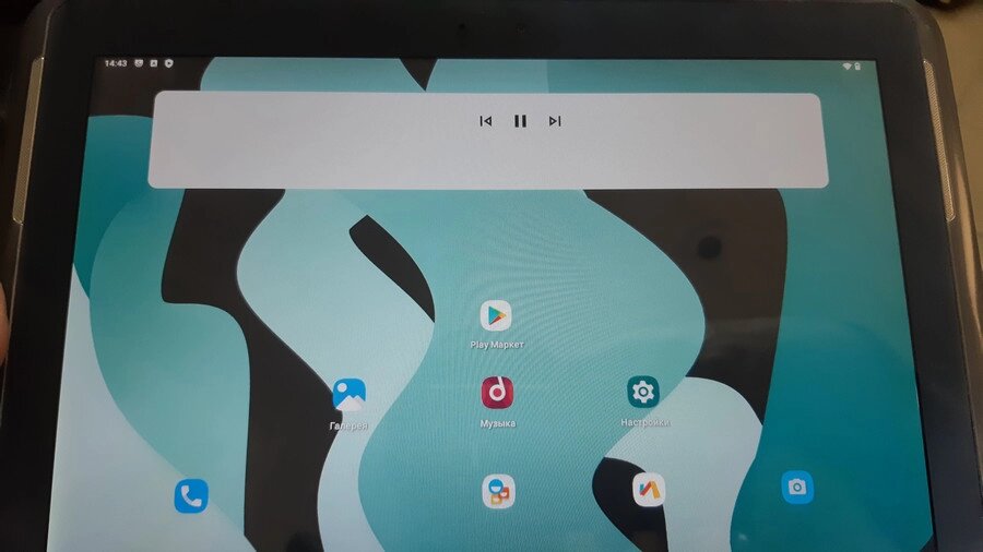 Рабочий стол Android 12 на Samsung Galaxy Note 10.1