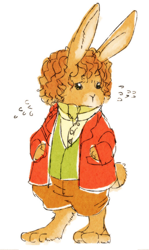 Rabbit hobbit by kinacoo