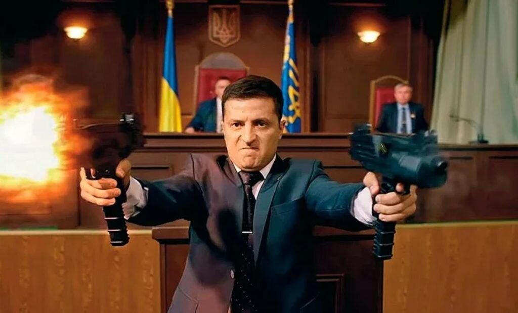 Василий Голобородько расстреливает Верховную Раду. Кадр из сериала.