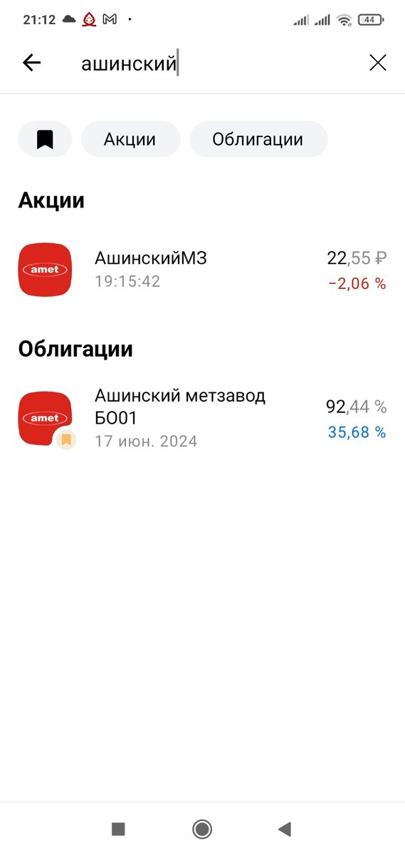 Стоимость облигаций Ашинского метзавода с потенциальной доходностью на 15.07.2022 
