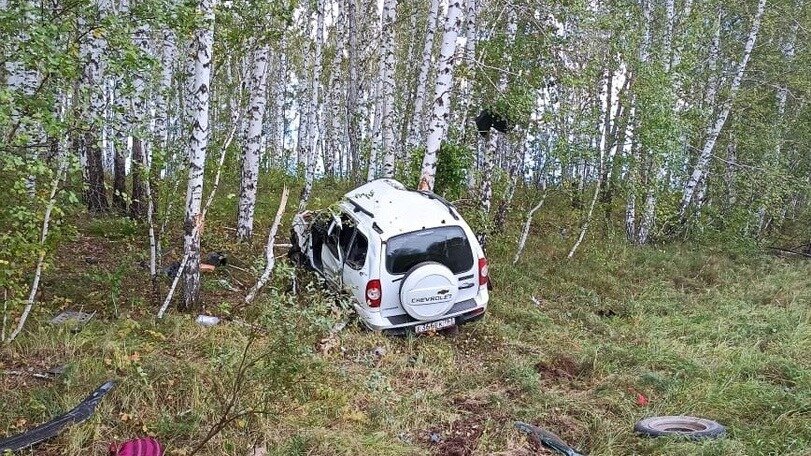     Омич не справился с управлением автомобиля и съехал в кювет.