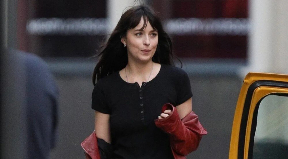     Кадр со съемок фильма «Мадам Паутина» (2024)