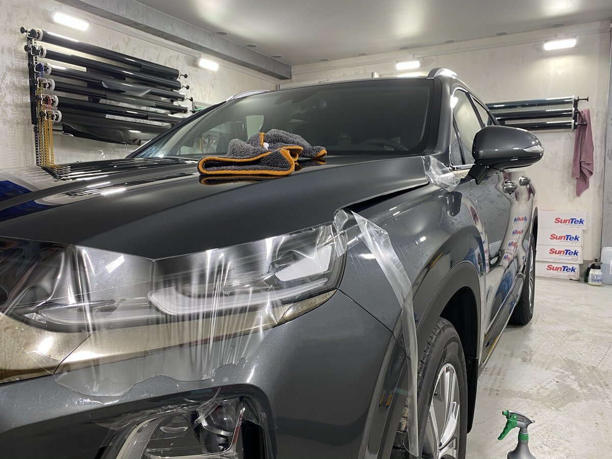 Зашита капота от сколов, царапин. Пленка SunTek PPF