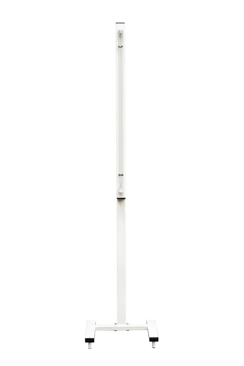 Передвижной открытый облучатель ПСБО на стойке для удобства перемещения