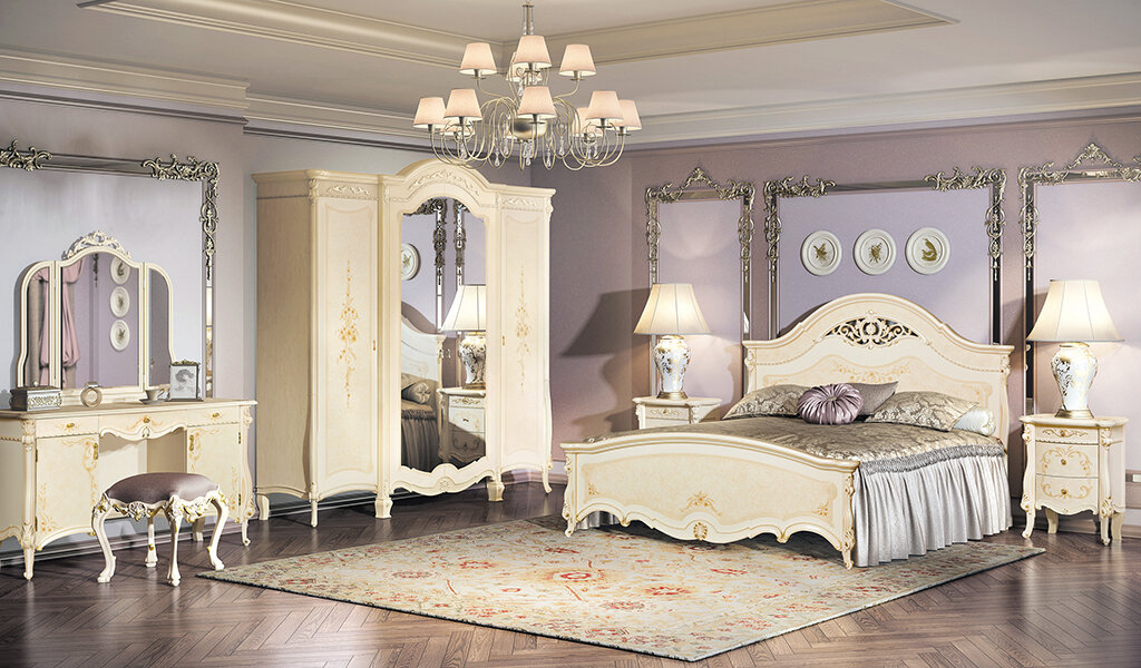 Коллекция мебели для спальни Престиж беж.