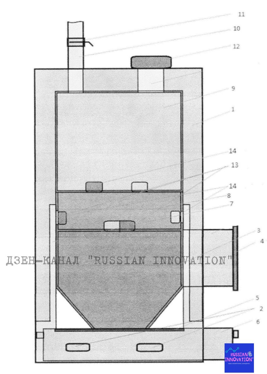 Банную печь для быстрого нагрева камня, с высоким КПД, придумал житель Уфы и получил патент на изобретение