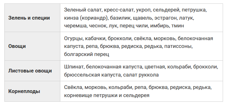 Продукты с отрицательной калорийностью