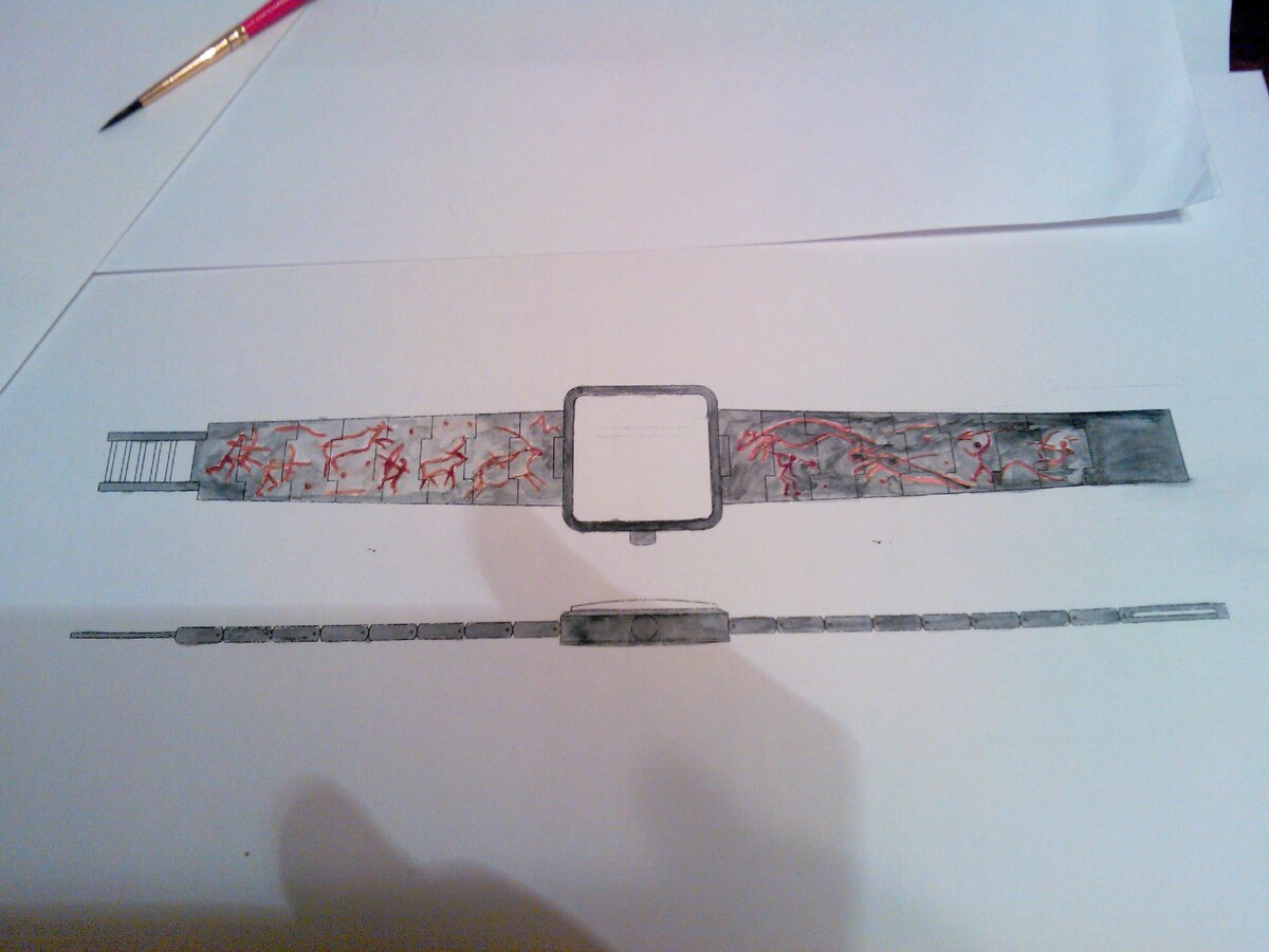 Нужно ли говорить что эскизов было очень много?