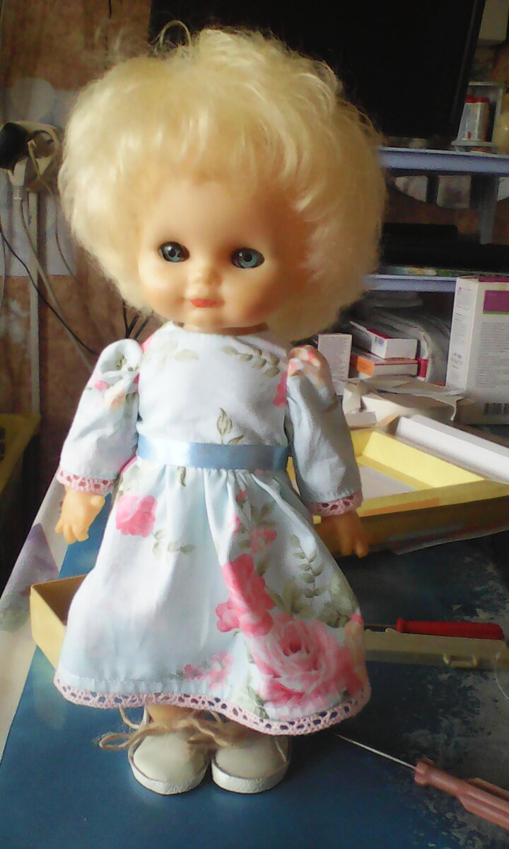 Кукла Лиля (Нахабино-фабрика игрушек), в новом наряде