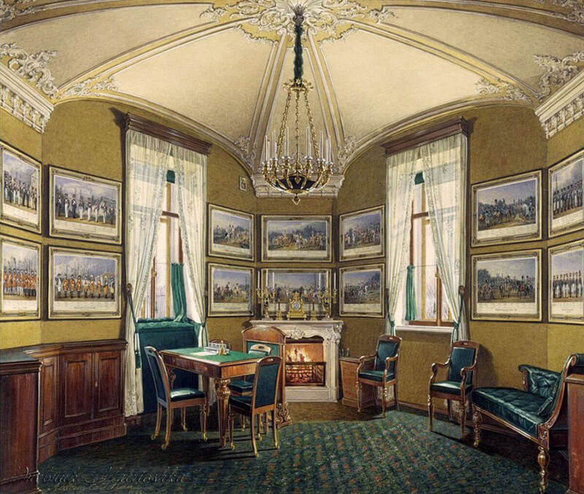 кабинет николая 2 в зимнем дворце