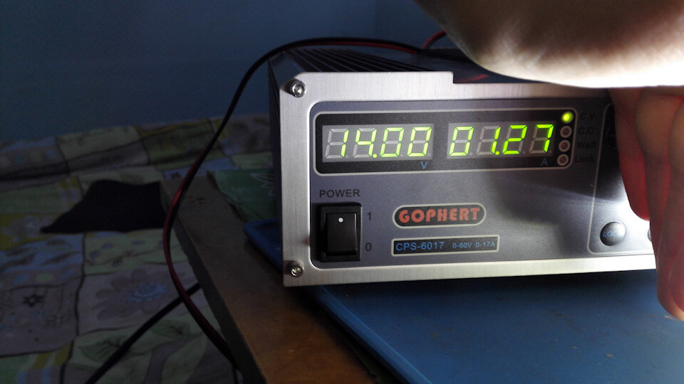 Полный размер
Ток потребления четырех ДХО