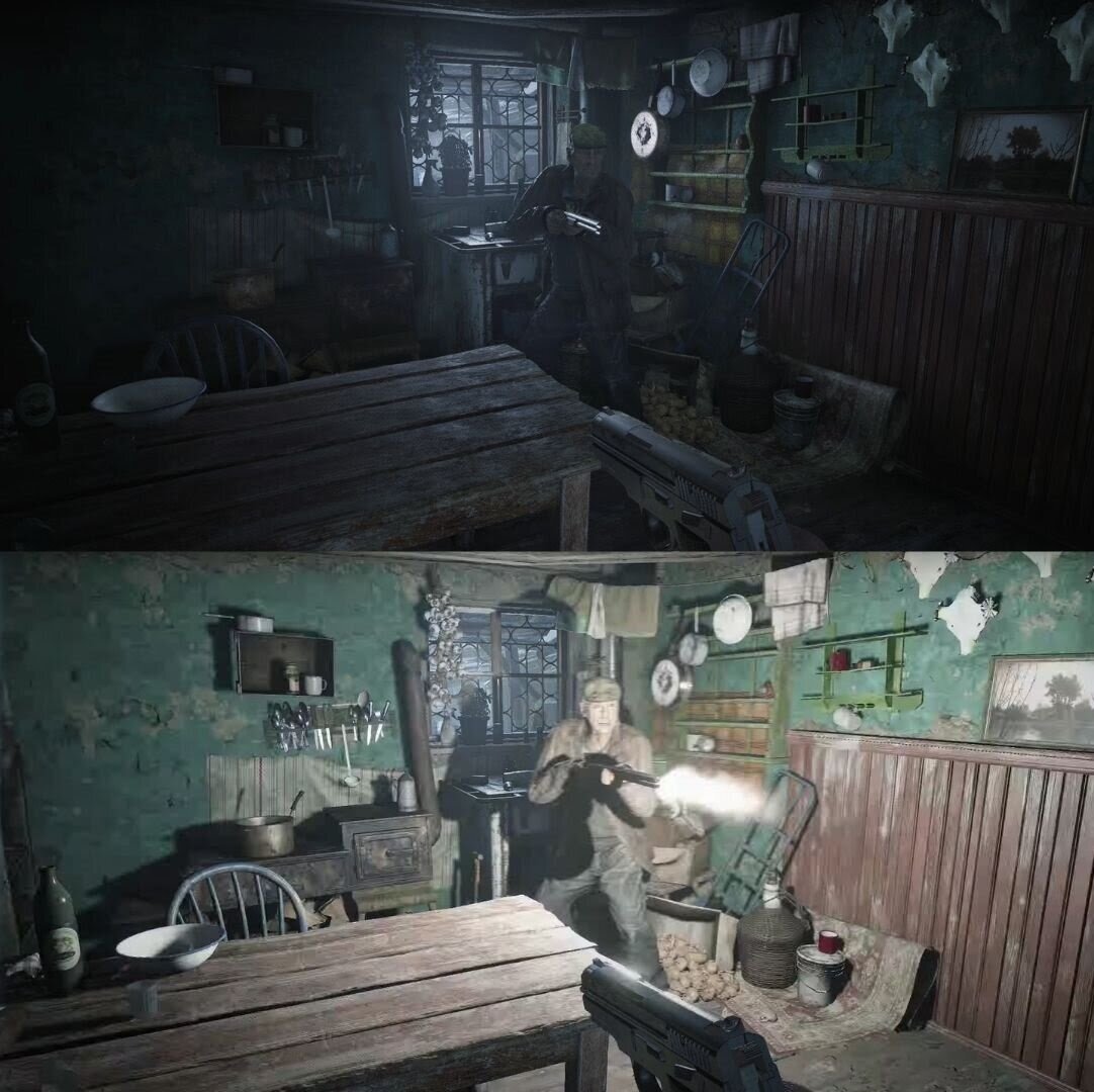Muzzle Flash Shading в Resident Evil Village