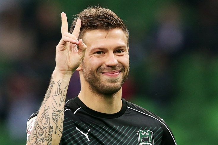 Федор Смолов в составе ФК Краснодар