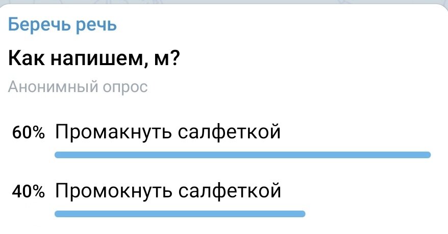 А в Телеграме — первый