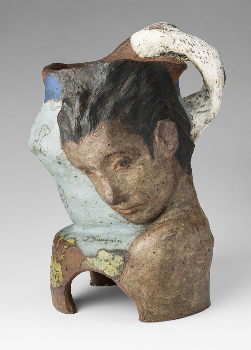 Скульптуры Поль Гогена. Керамика. Замысел в этих фигурках говорит об их пламенности и драматичном характере.
