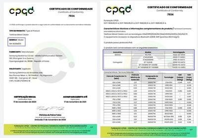 Сертификат CPQD 