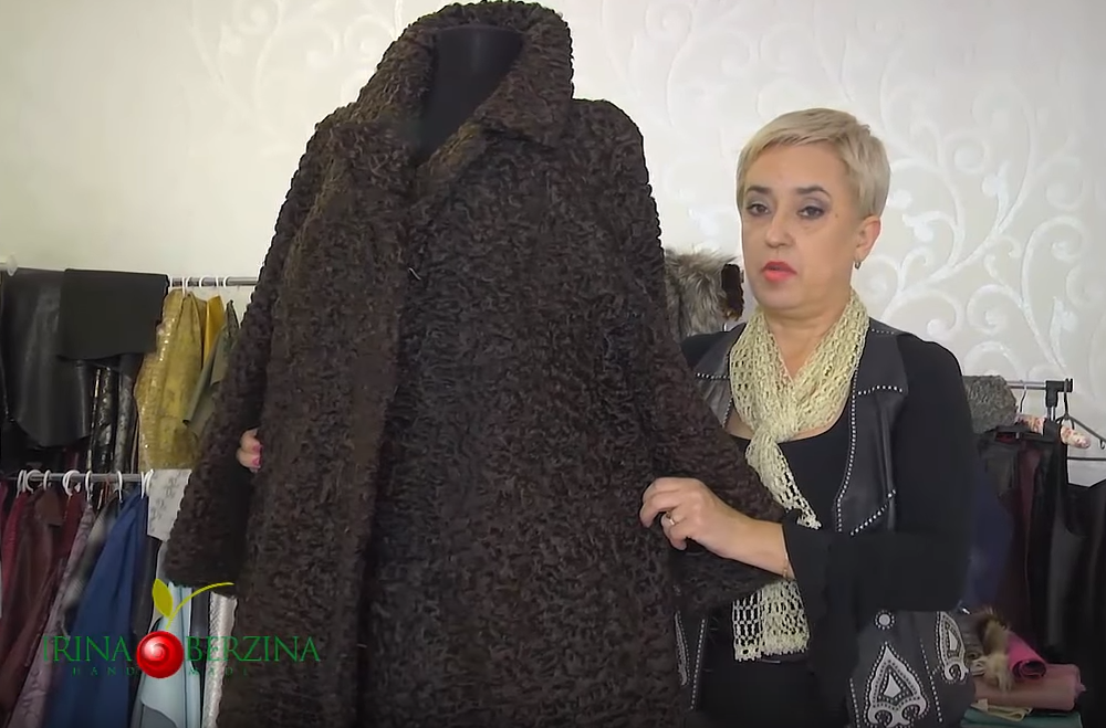 Переделка шубы из каракуля. Ателье Ирины Берзиной.