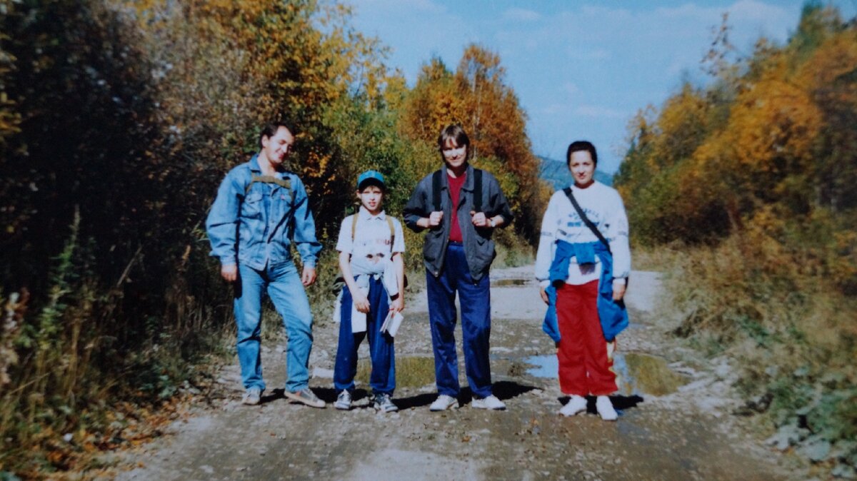 Фото автора. Сентябрь 1988 год.