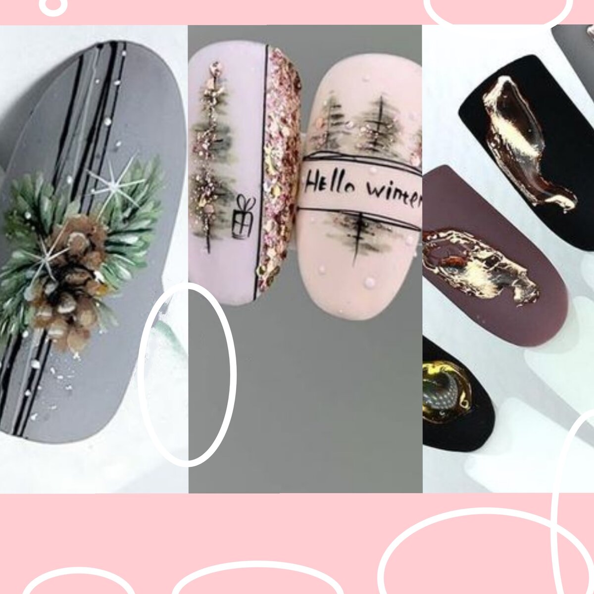 Идеи новогоднего маникюра в преддверии 2021 года