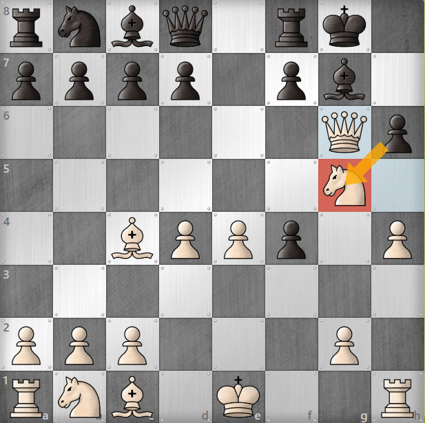 мат в 2 хода, ход белых