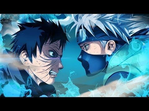 Бой Обито и Какаши